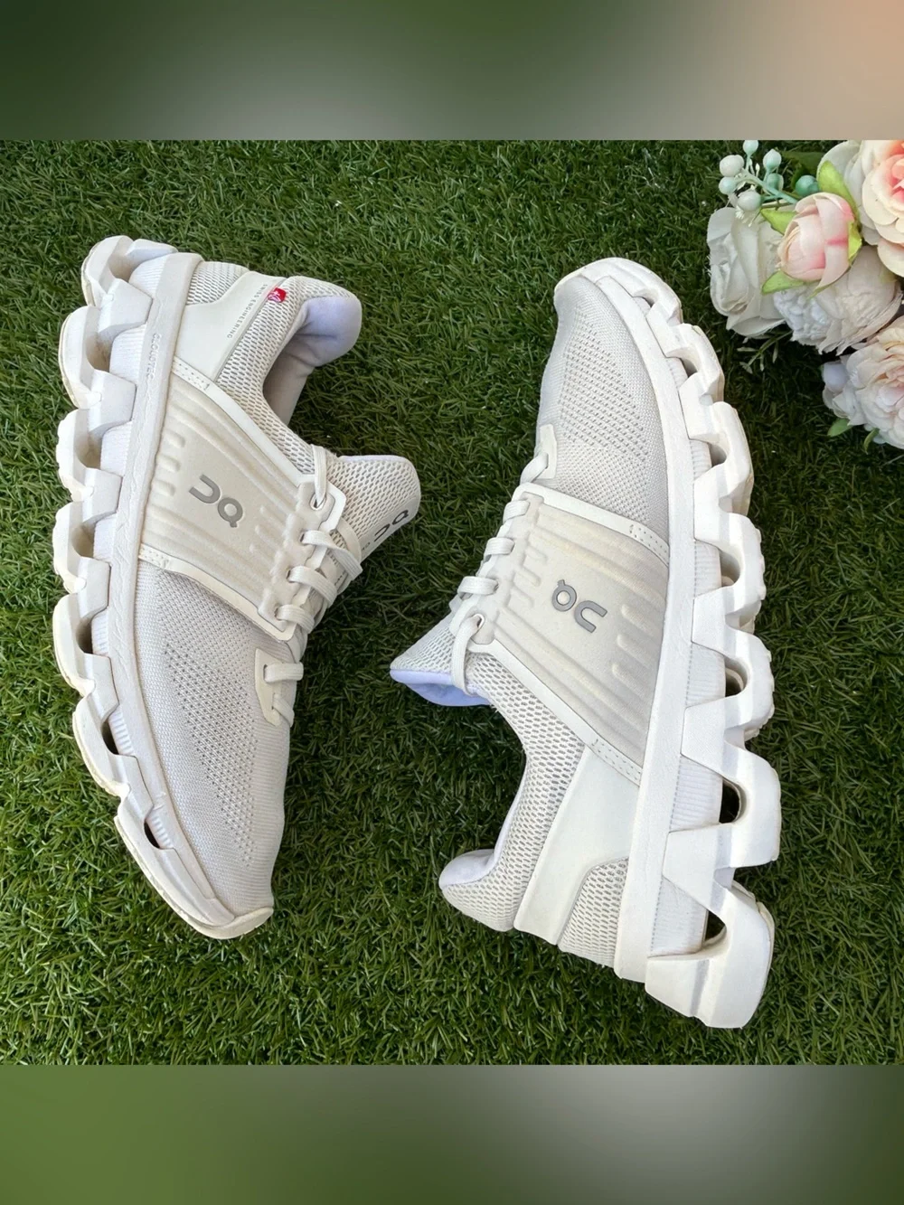 On Running Cloudswift 3 AD Sneakers white women size 9 preowned
